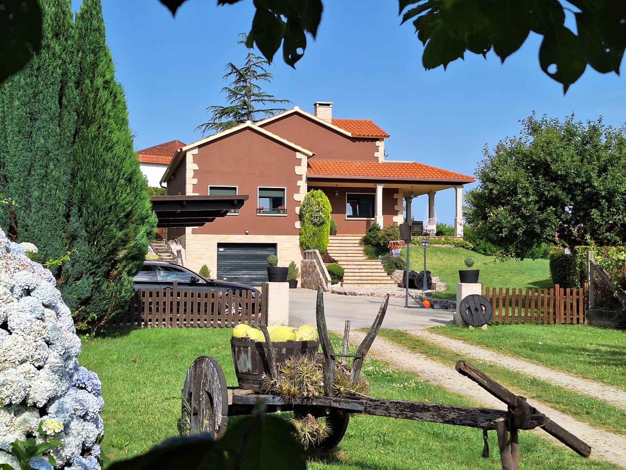Chalet Rural 400 M Playa Piscina Barbacoa Chimenea 布埃乌 外观 照片
